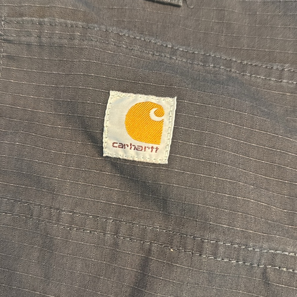 Carhartt Force Relaxed Fit Ripstop Shorts Gray 33 - Picture 2 of 8